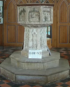 Font, St Mary's Church, Martham