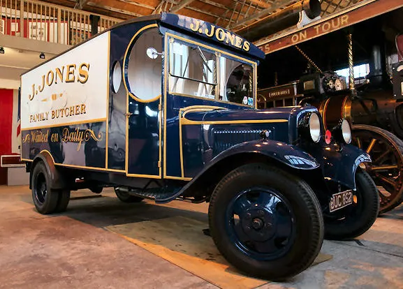 Inside the Charles Burrell Museum - Jones' Van from Dad's Army
