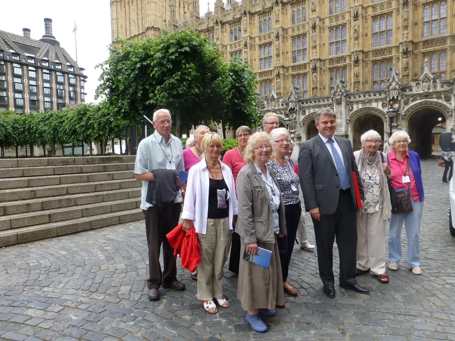 Houses of Parliament with Brandon Lewis MP