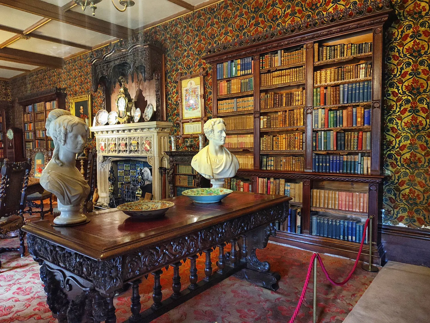 Oxburgh Hall - Library