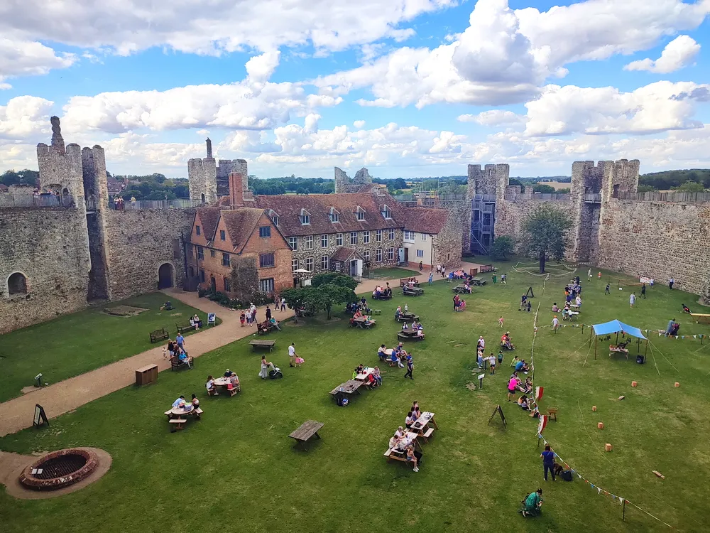 View from Framlingham Castle Walls